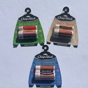 Cozy Comforts, Sips & Snuggles, Toasty Treats Chapstick Lip Balm Set